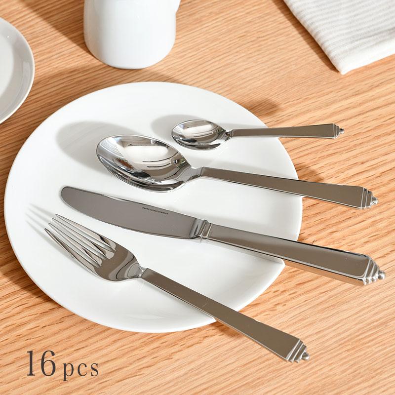ジョージジェンセン　  ピラミッド　カトラリー 16本 Georg Jensen（ジョージ ジェンセン） カトラリー 16本セット