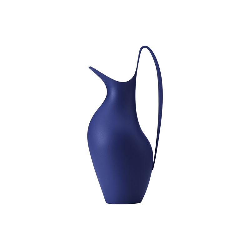 ジョージジェンセン ピッチャー 0.2L へニング コッペル ミッドナイトブラック アイコニックブルー Georg Jensen HENNING KOPPEL 送料無料の画像