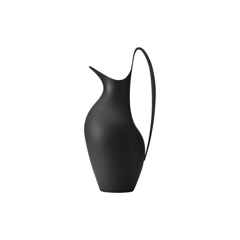 ジョージジェンセン ピッチャー 0.2L へニング コッペル ミッドナイトブラック アイコニックブルー Georg Jensen HENNING KOPPEL 送料無料の画像