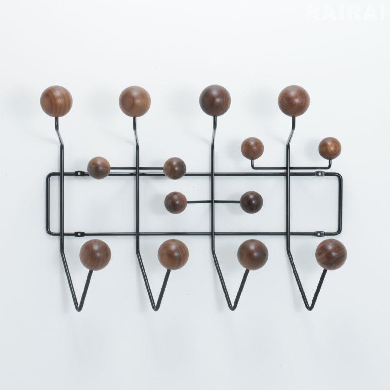 未使用・正規品　ハーマンミラー Hang It All（ウォルナット×ブラック） 楽天市場】ハーマンミラー イームズ ハングイットオール