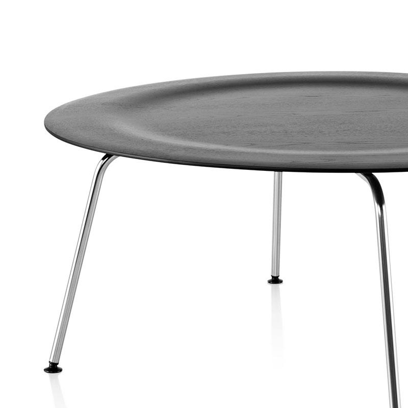 【名作】イームズ プライウッドコーヒーテーブル メタルベース CTM エボニー Herman Miller（ハーマンミラー） イームズプライウッドコーヒー