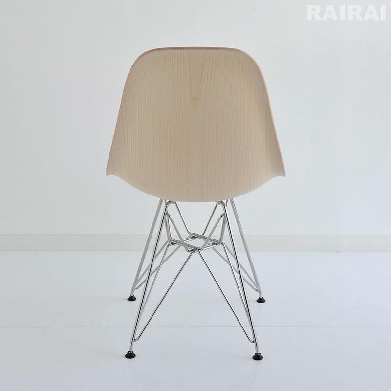 正規品 イームズ ウッドシェルチェア DWSR ホワイトアッシュ×クローム ワイヤーベース 47A2E8 ハーマンミラー Herman Miller Eamesの画像