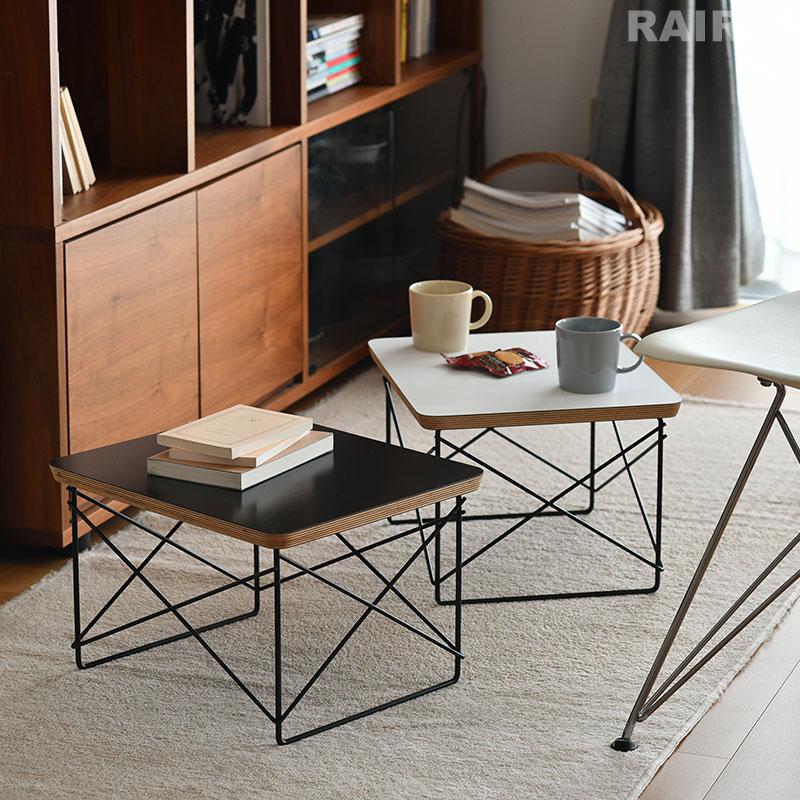 【新品】ハーマンミラー イームズワイヤーベーステーブル ブラック×クローム イームズ ワイヤーベーステーブル LTRT Herman Miller正規品 楽天市場