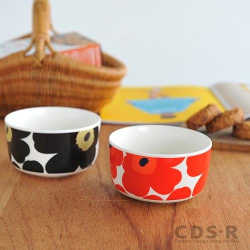 marimekko（マリメッコ） ボウル 500ml ウニッコ ホワイト×レッド