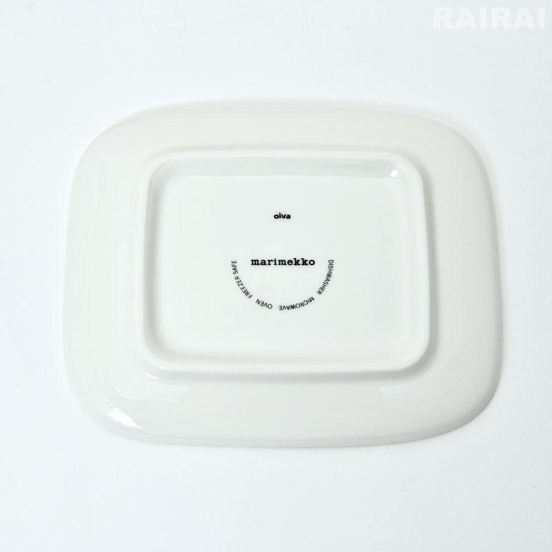 marimekko（マリメッコ） プレート 15×12cm 角皿 オイヴァ ホワイト