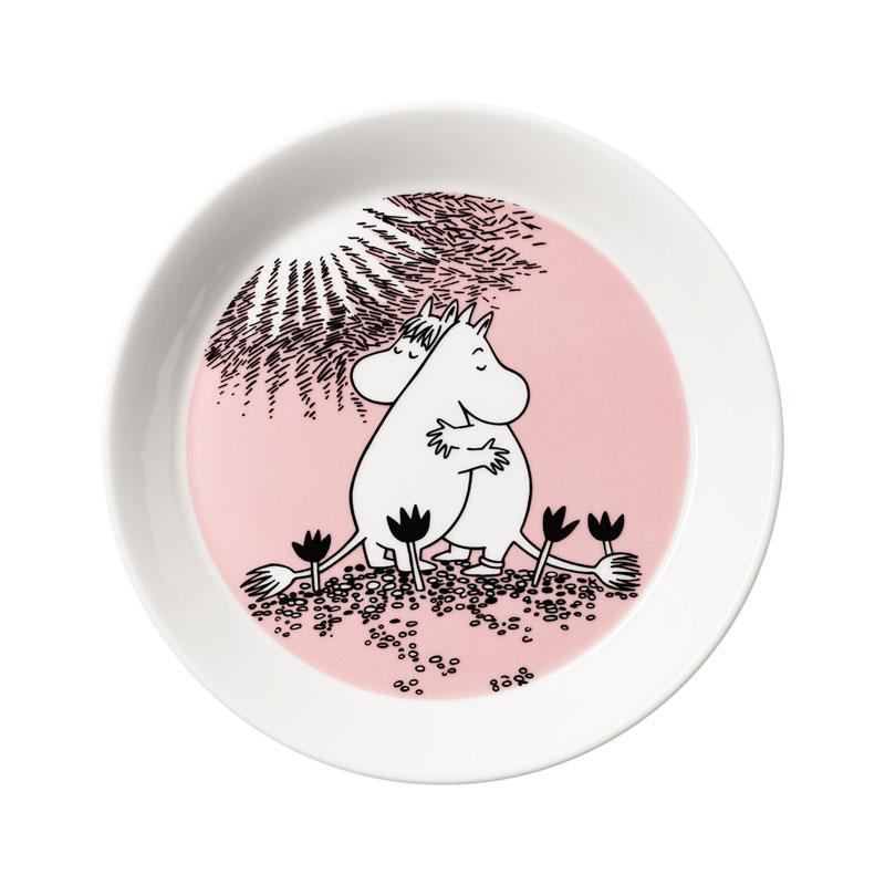 ARABIA（アラビア） ムーミン プレート 16cm クラシック ラブ ピンク