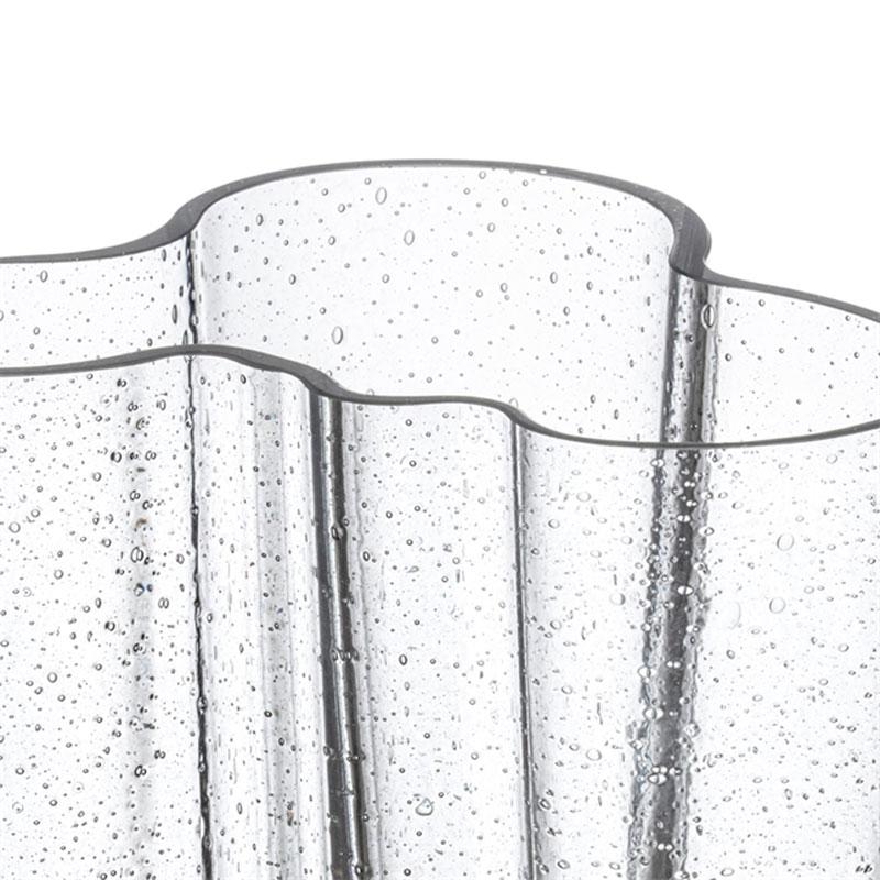 iittala（イッタラ） ベース 201mm バブル クリア アルヴァ・アアルト
