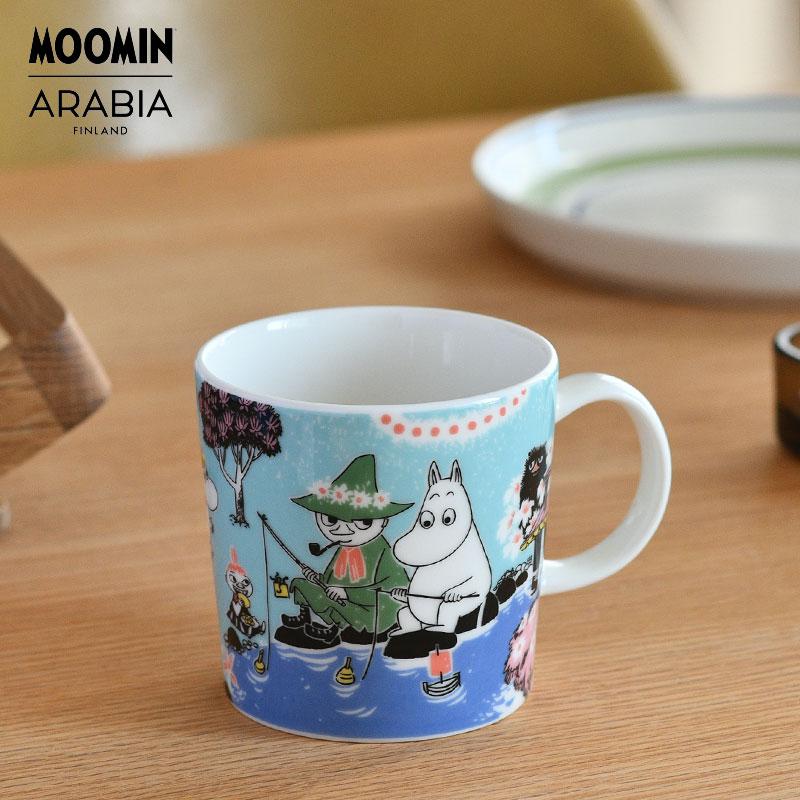 ARABIA（アラビア） ムーミン 日本限定 マグカップ 300ml シンプル