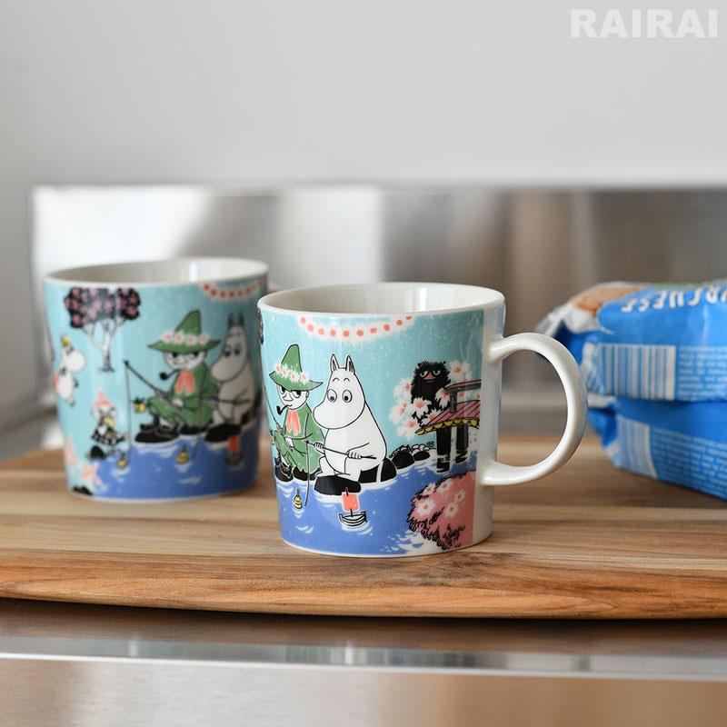 ARABIA（アラビア） ムーミン 日本限定 マグカップ 300ml シンプル