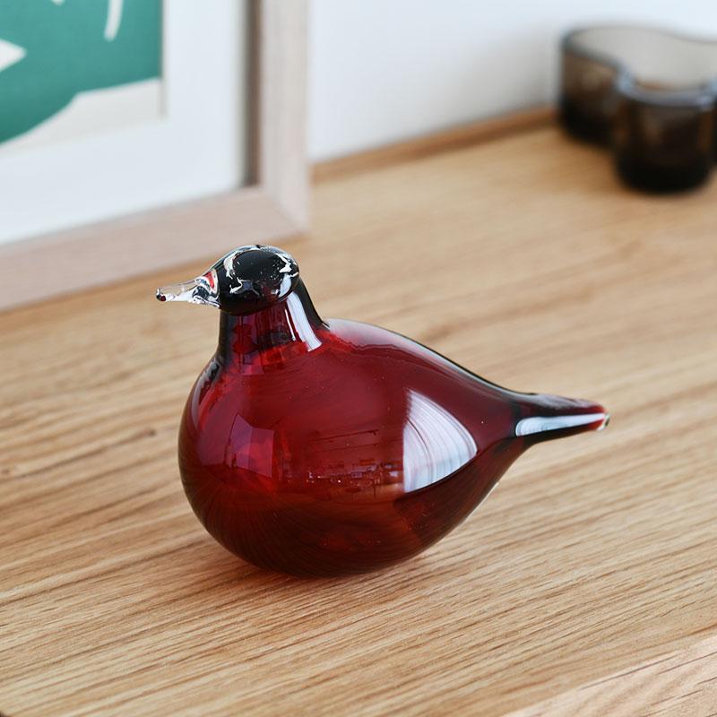 イッタラ バード バイ トイッカ コアジサシ クランベリー iittala