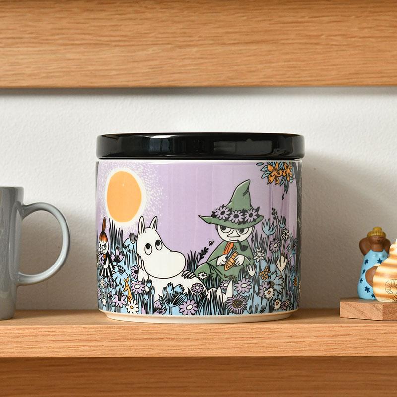 ARABIA アラビア ムーミン 蓋付ジャー 0.7L クラシック フレンズ