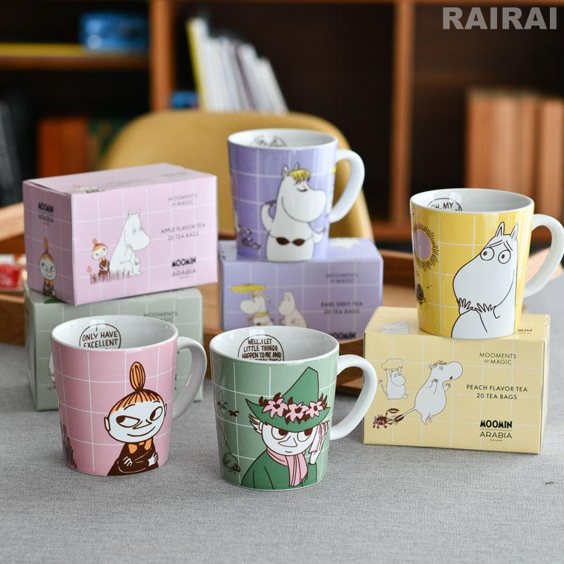 Moomin（ARABIA） アラビア ムーミン POP マグ＆ティーセット ムーミン