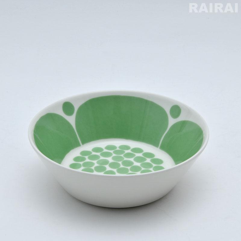 ARABIA（アラビア） ボウル 17cm スンヌンタイ ライトグリーン ARABIA