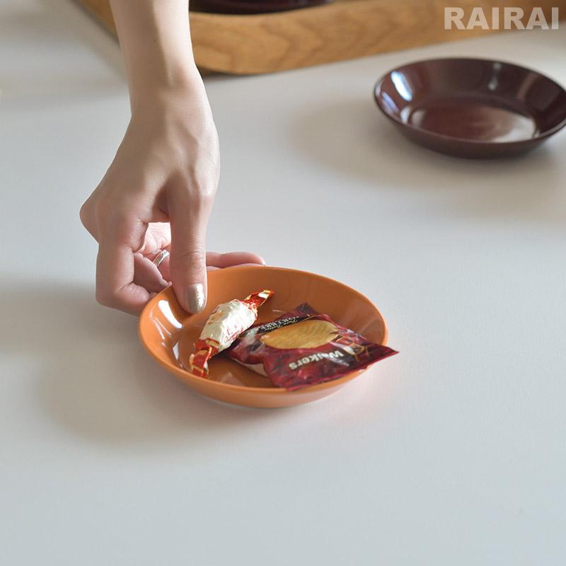 ティーマ イッタラ プレート 12cm アンバー エスプレッソ iittala