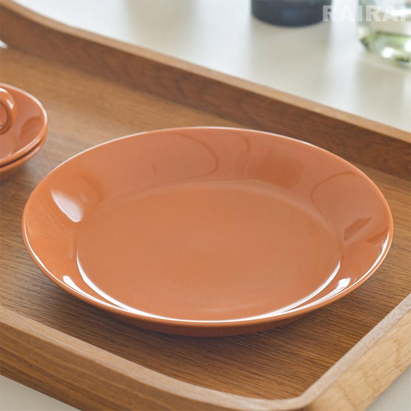 ティーマ イッタラ プレート 21cm アンバー エスプレッソ iittala