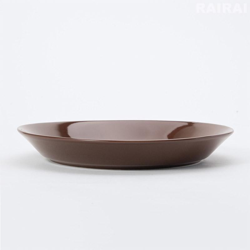 ティーマ イッタラ プレート 21cm アンバー エスプレッソ iittala