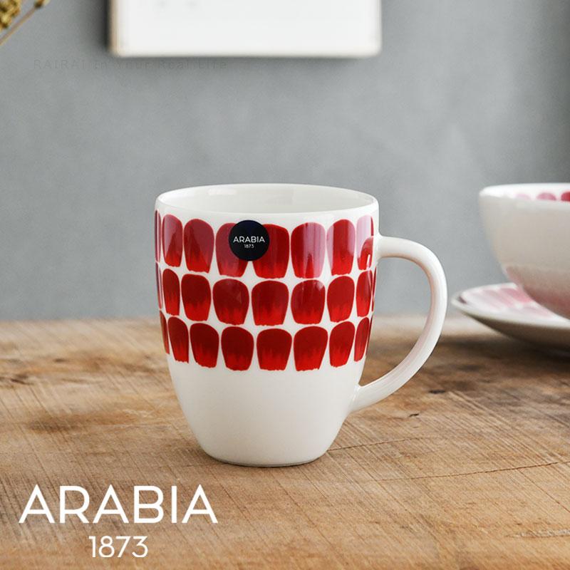ARABIA アラビア イッタラ マグ 340ml トゥオキオ レッド