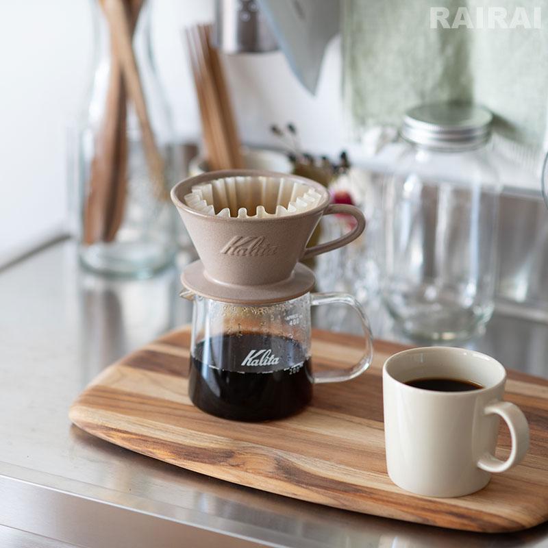 Kalita（カリタ） 美濃焼 ウェーブドリッパー MI-185 2〜4人用 みの