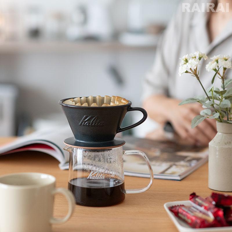 Kalita（カリタ） 美濃焼 ウェーブドリッパー MI-185 2〜4人用 みの