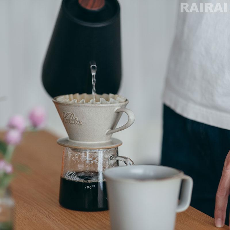 Kalita（カリタ） 美濃焼 ウェーブドリッパー MI-185 2〜4人用 みの
