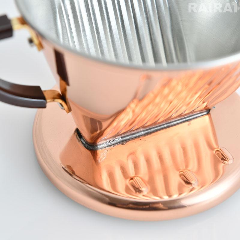 カリタ　銅ドリッパー&amp;フィルター Amazon｜カリタ Kalita 熱伝導率が高い 銅製 コーヒー ドリッパー 1~2