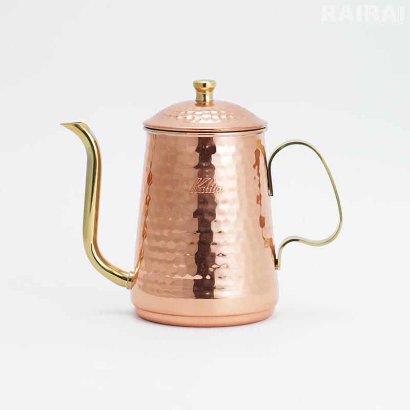 カリタ Cuケトル 600 コーヒーポット 銅 600mL Kalita coffee pot copper 52260 日本製 送料無料｜cds-r｜02