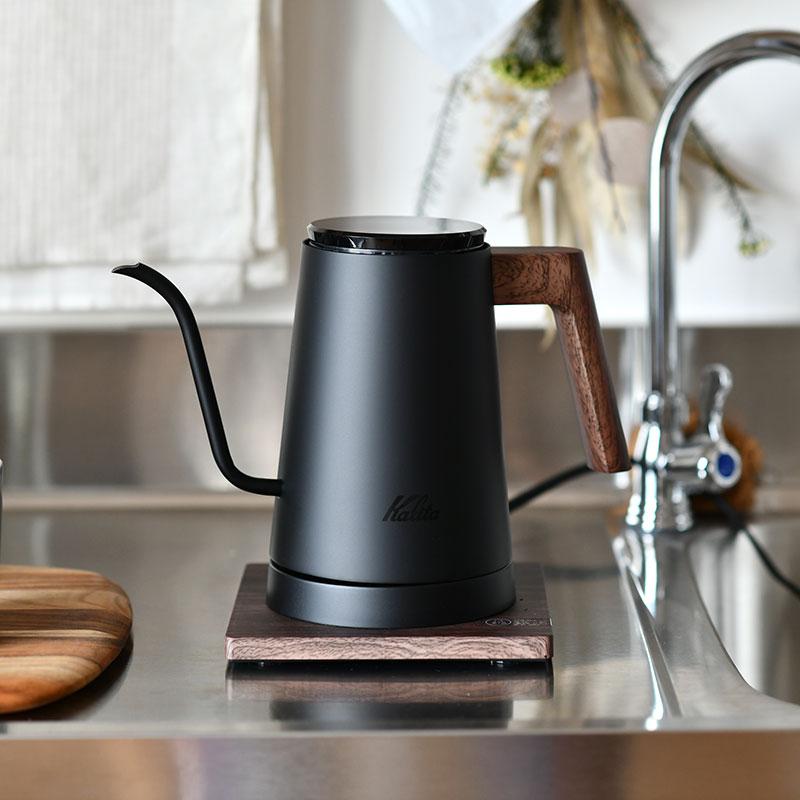 Kalita（カリタ） 電気式ドリップ専用ポット ホワイト ブラック