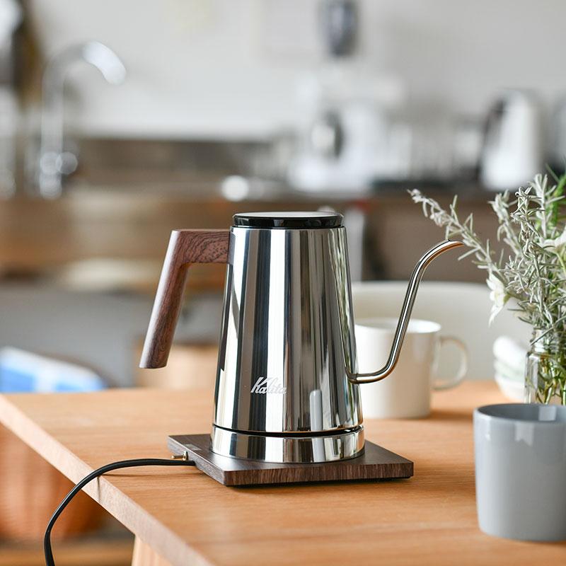 Kalita（カリタ） 電気式ドリップ専用ポット ホワイト ブラック