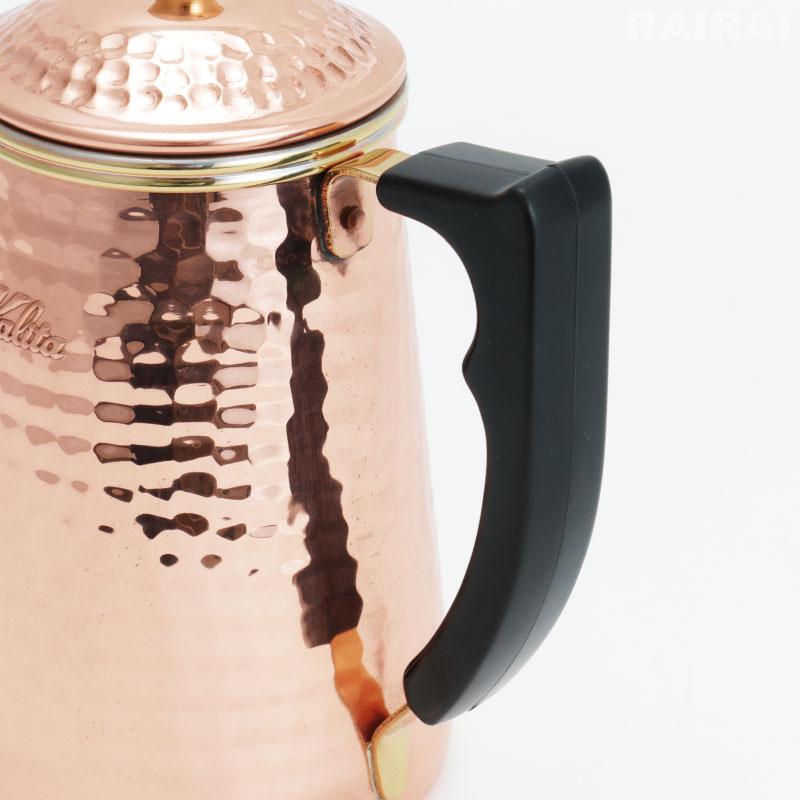 カリタ Cu ケトル 700 Kalita 銅 700ml コーヒーポット 日本製 送料無料｜cds-r｜06