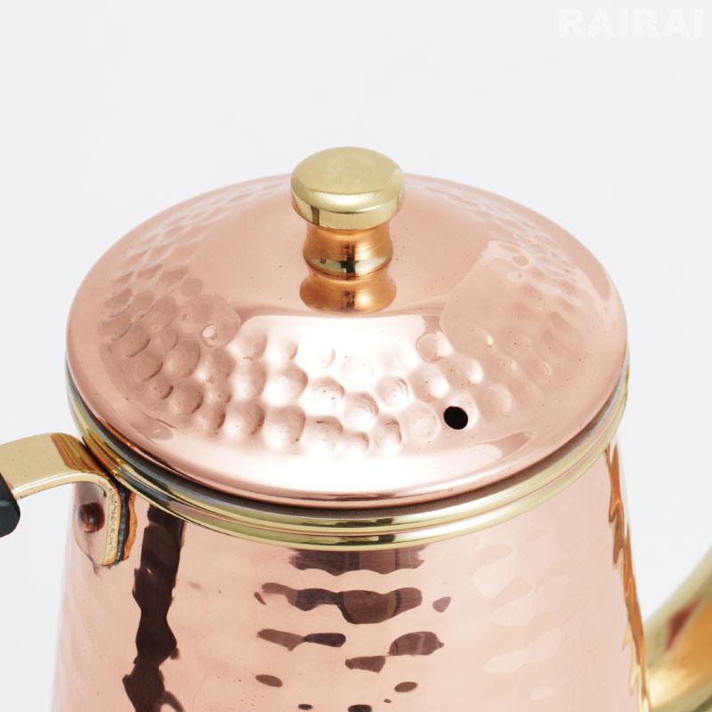 カリタ Cu ケトル 700 Kalita 銅 700ml コーヒーポット 日本製 送料無料｜cds-r｜03