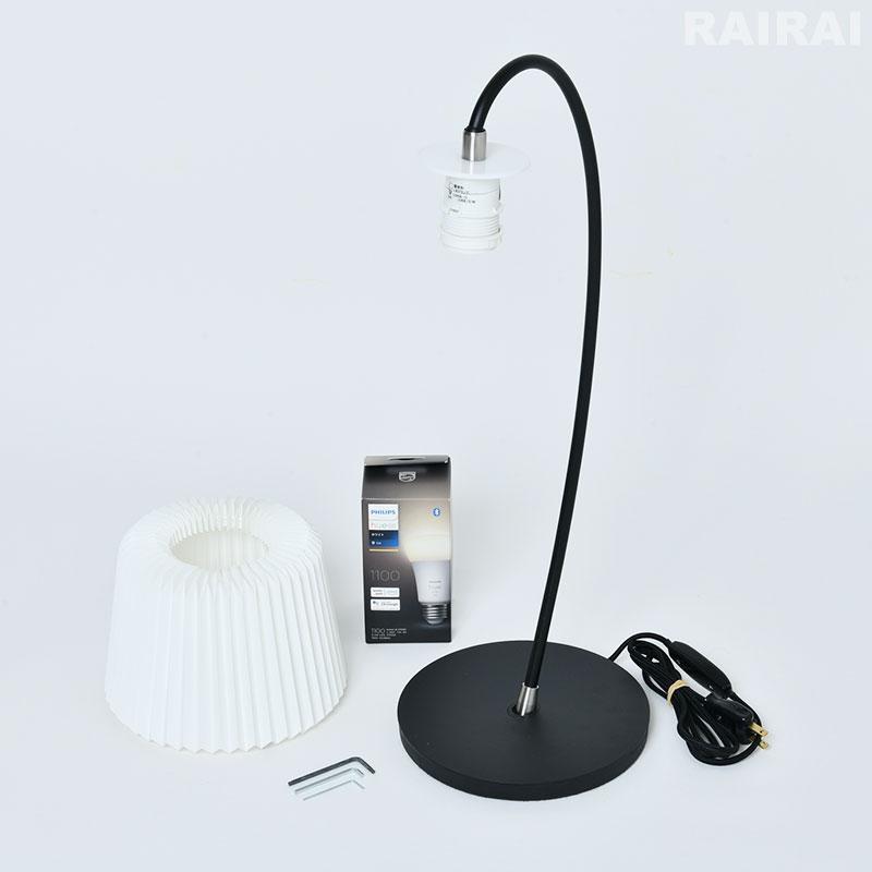 セール30%OFF レクリント テーブルランプ プラスチックシェード スノー