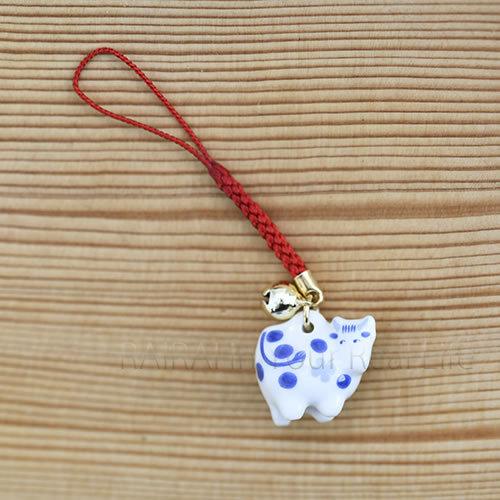 リサラーソン 根付キーホルダー くさぶえのうし あおい リサ ラーソン Lisa Larson Ll1960 Ll1960 Cds R 通販 Yahoo ショッピング