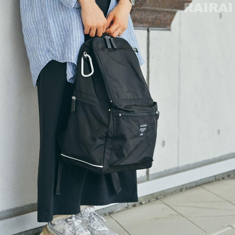 marimekko（マリメッコ） リュック バディ 黒 marimekko BUDDY