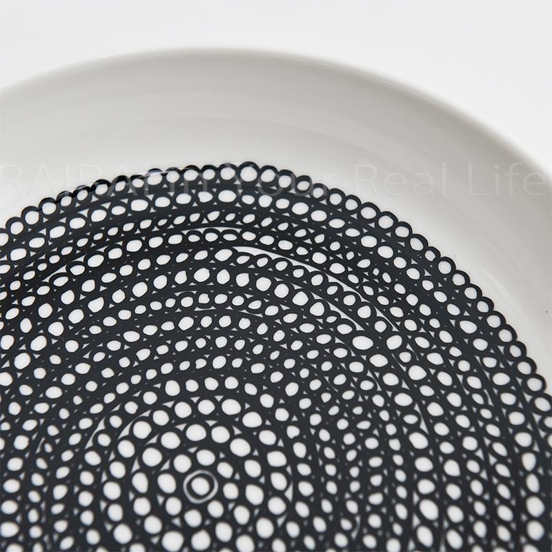 マリメッコ プレート 5cm ラシィマット 丸皿 ホワイト ブラック 99 Marimekko Rasymatto M 85 Cds R 通販 Yahoo ショッピング