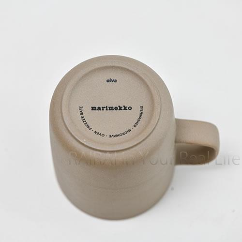 marimekko（マリメッコ） マグカップ オイヴァ ブラウン marimekko