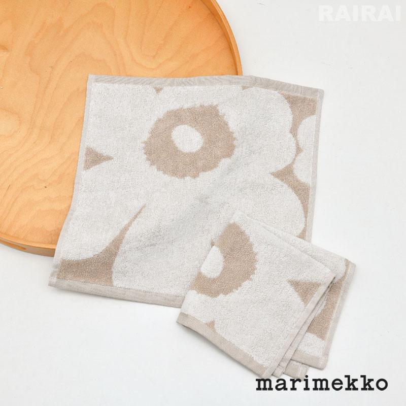 marimekko（マリメッコ） ミニタオル 30×30cm ウニッコ ベージュ