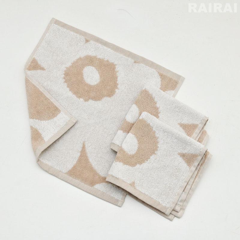marimekko（マリメッコ） ミニタオル 30×30cm ウニッコ ベージュ