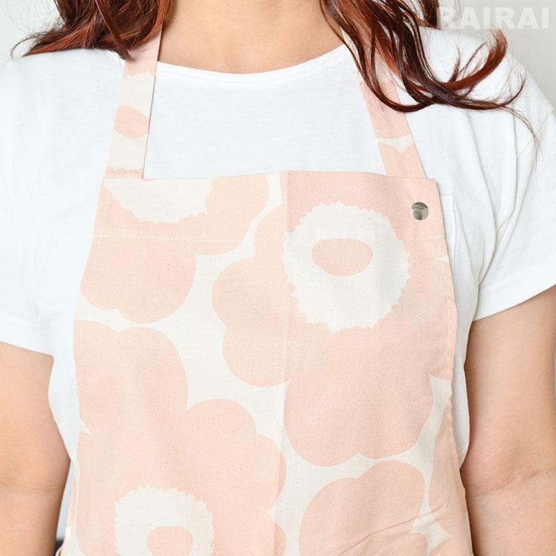 marimekko（マリメッコ） エプロン ピエニ ウニッコ コットン×ピーチ