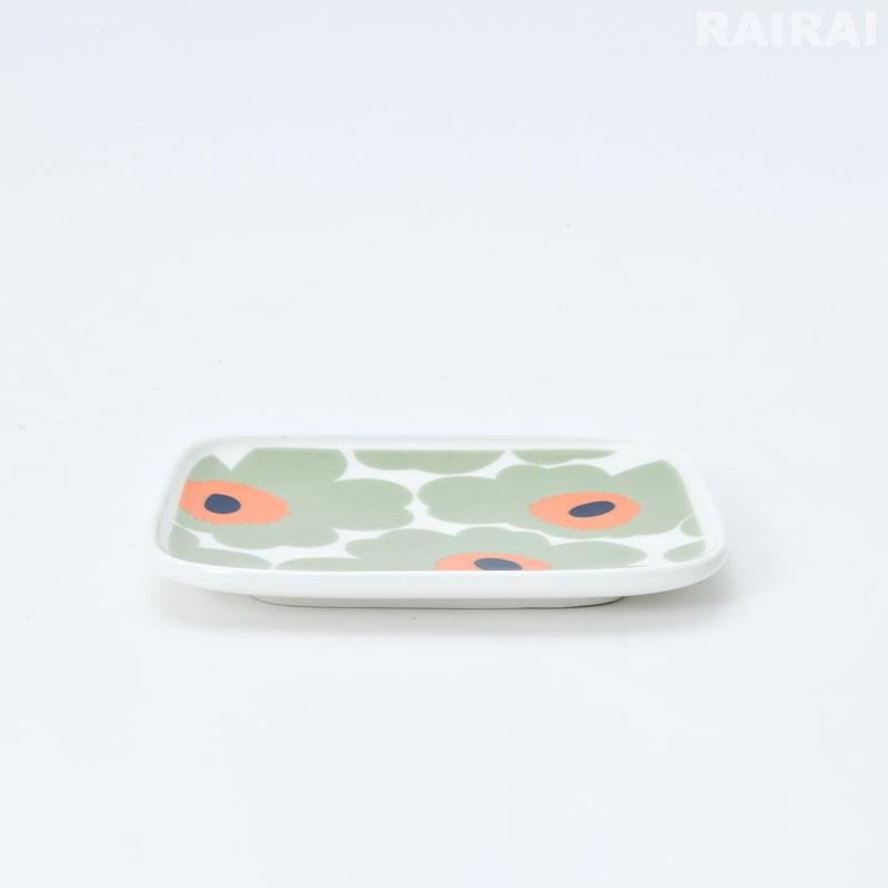 marimekko マリメッコ プレート 15×12cm 角皿 ウニッコ セージ marimekko マリメッコ プレート 15×12cm 角皿 ウニッコ セージ