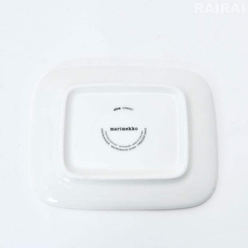 marimekko マリメッコ プレート 15×12cm 角皿 ウニッコ セージ marimekko マリメッコ プレート 15×12cm 角皿 ウニッコ セージ