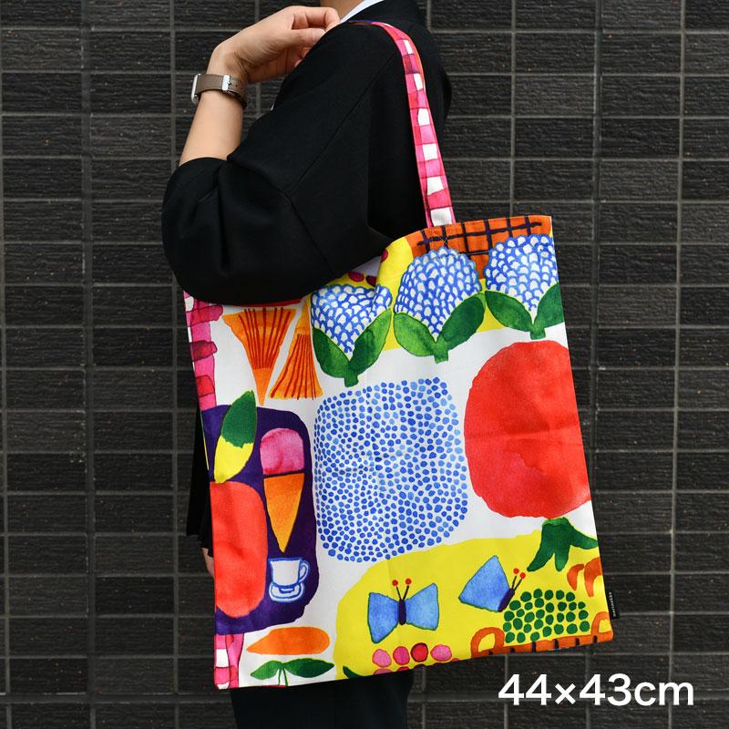 marimekko マリメッコ 日本限定 エコバッグ 44×43cm ケサトリ marimekko マリメッコ 日本限定 エコバッグ 44×43cm ケサトリ