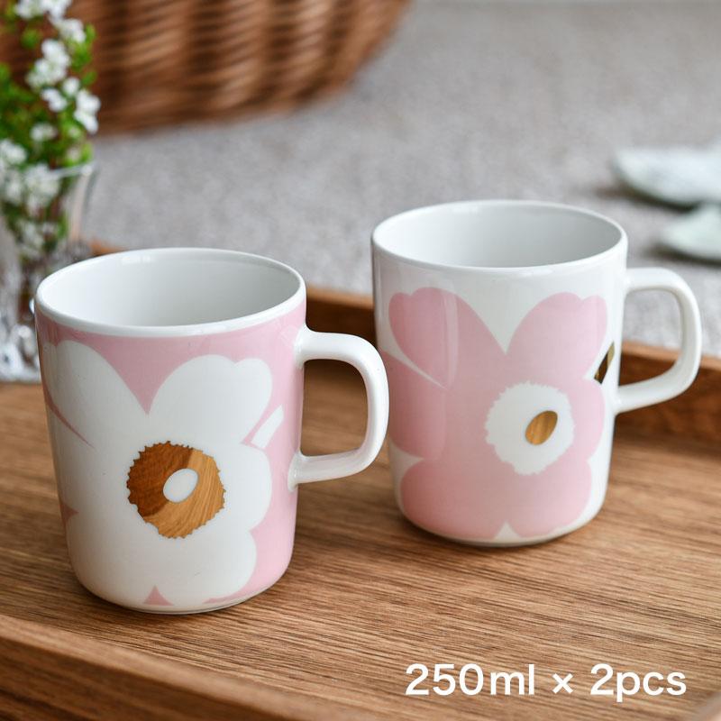 marimekko マリメッコ マグカップ 250ml 2個セット ユフラ ウニッコ 