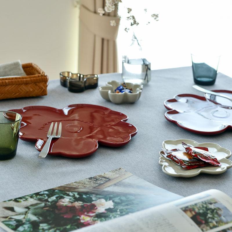 Unikko サービングプレート 32cm コバルト 2024AW】マリメッコ/ Unikko