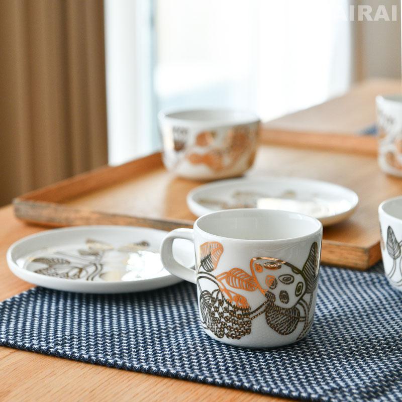 marimekko（マリメッコ） ボウル 250ml ティアラ ゴールド×ホワイト