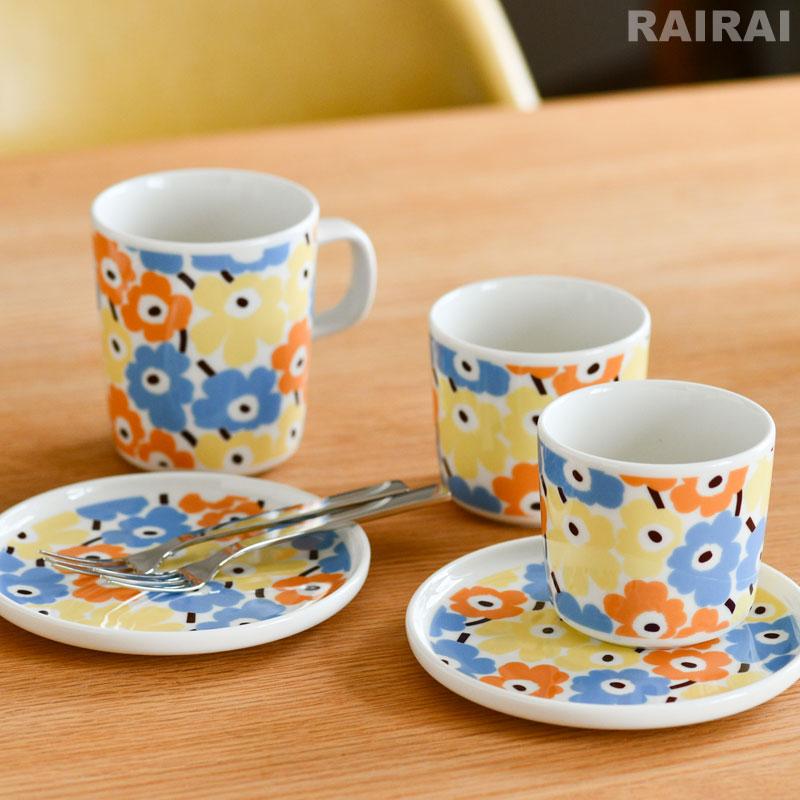 マリメッコ　プレート　6枚セット 楽天市場】マリメッコ Marimekko プレート 20cm 皿 ウニッコ シ