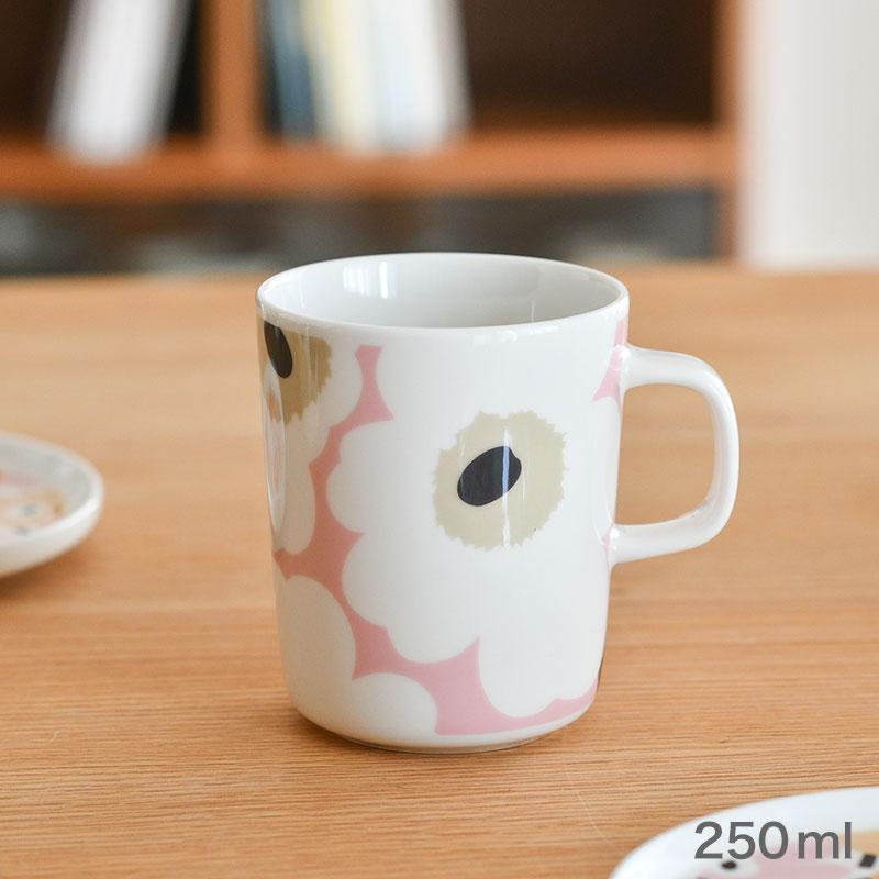 値下げ【希少】新品未使用marimekko ウニッコ ピンク×オフホワイト4点 marimekko ボウル500ml ウニッコ （ピンク×オフホワイト） | marimekko
