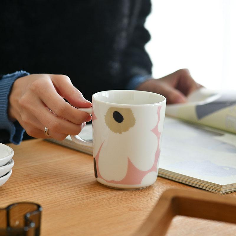 値下げ【希少】新品未使用marimekko ウニッコ ピンク×オフホワイト4点 marimekko ボウル500ml ウニッコ （ピンク×オフホワイト） | marimekko