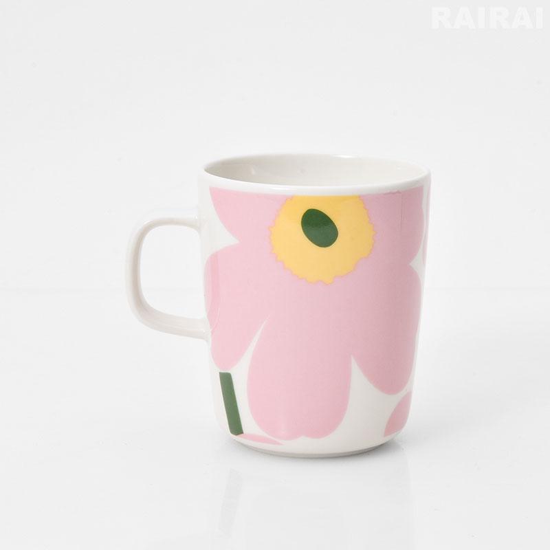 marimekko（マリメッコ） マグカップ 250ml ウニッコ ホワイト×ピンク