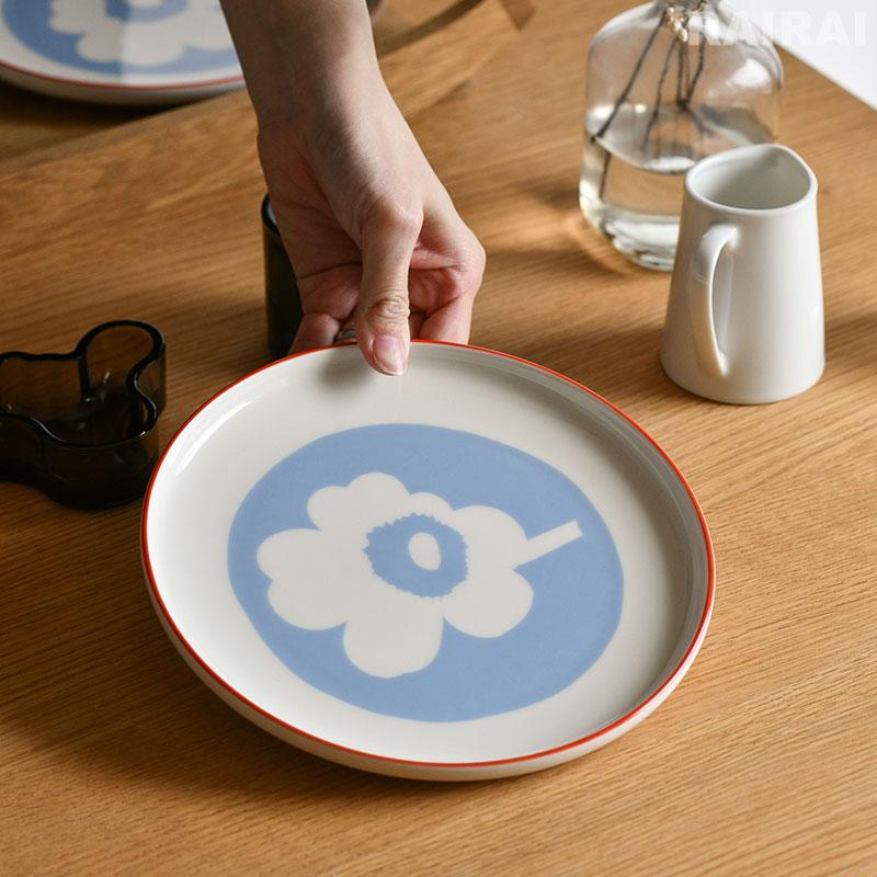 marimekko（マリメッコ） プレート 20cm ウニッコ ホワイト×ライト