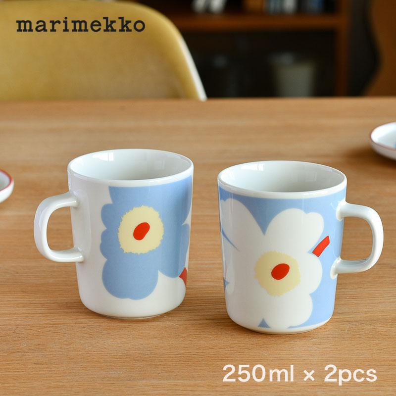 marimekko（マリメッコ） マグカップ 250ml 2個セット ユフラ ウニッコ